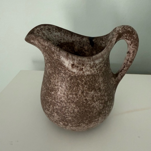 Rustic Brown Ceramic Pitcher - Picture 3 of 5